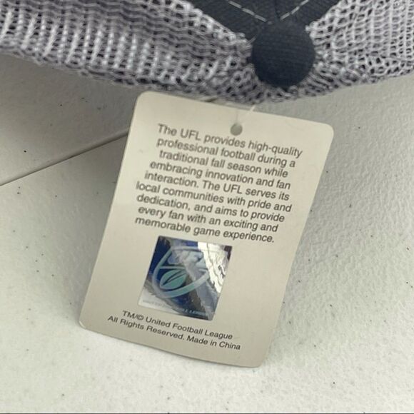 UFL Sacramento Mountain Lions trucker hat cap NEW hook and loop - Picture 11 of 12